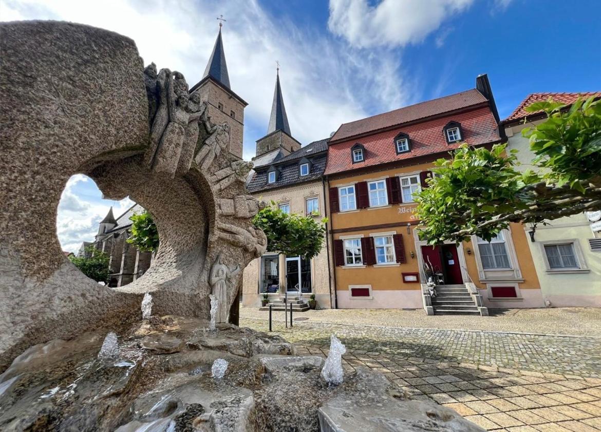 Hotel Weinstube Am Markt Gerolzhofen Kültér fotó